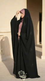 چادر جده عربی حنانه نگین‌دار - Image 4