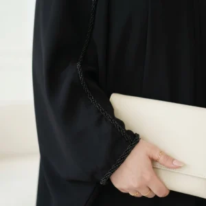 جزئیات سنگ و متریال جواهر دوزی دست دوز روی آستین چادر حجاب الزینب