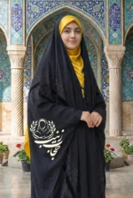 چادر جده مخمل لاینی نگین‌دار - Image 2